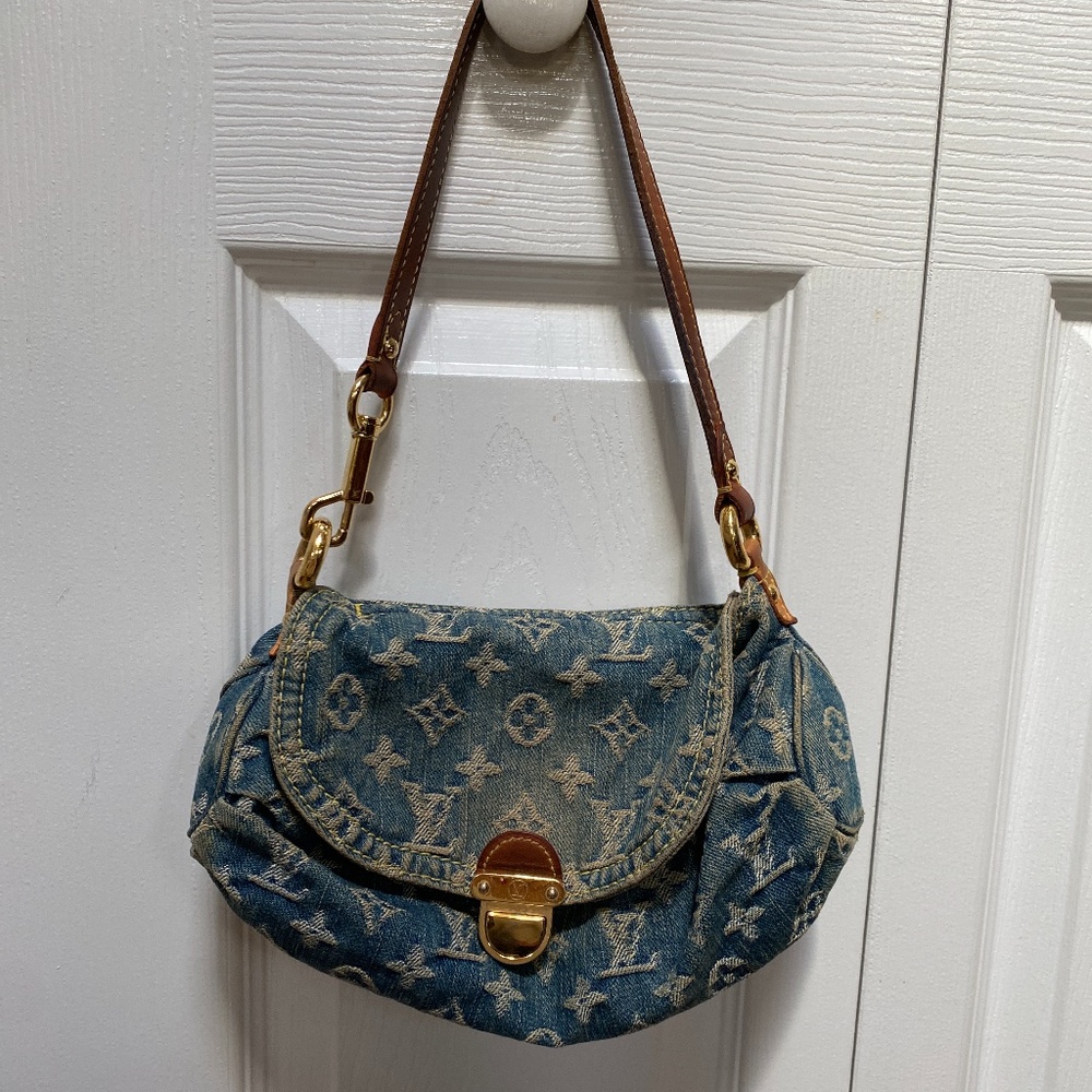 Louis Vuitton denim handbag